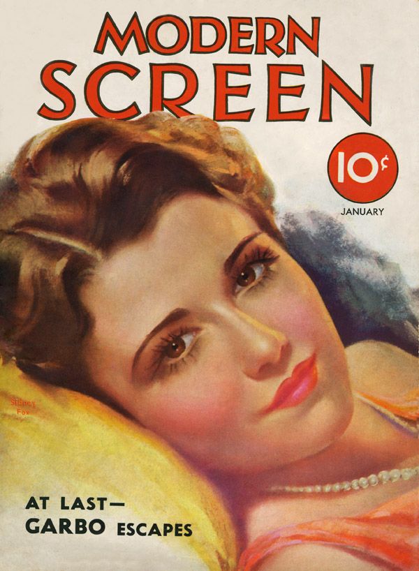 MODERN SCREEN magazine cover Issue 26 January 1933
